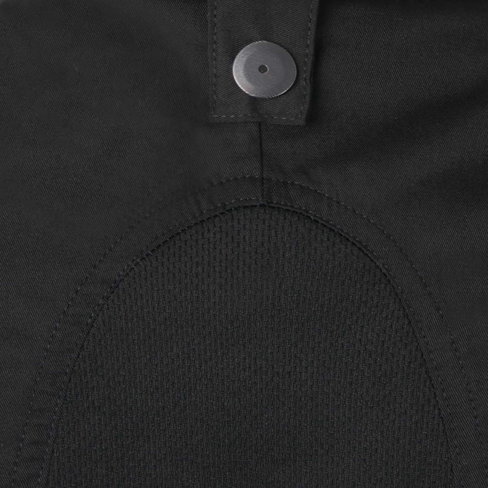 Chef Works (シェフワークス) ブリストル ブラック 軽量 半袖 スナップボタン コックコート