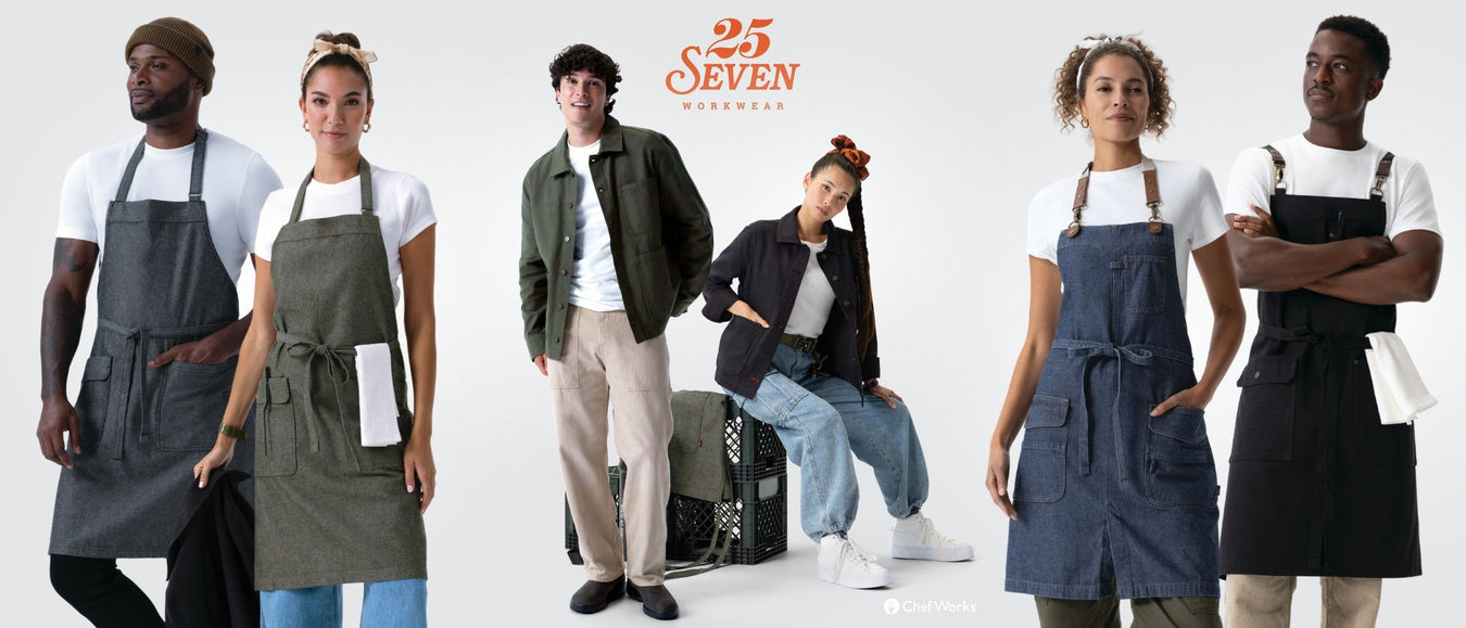 「25/7 」ワークウェアコレクション【チョアコート・エプロン】｜Chef Works Japan