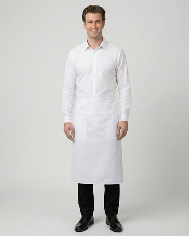 Chef Works (シェフワークス)  ツーポケット ホワイト ロングサロン（ソムリエ・前掛け）エプロン