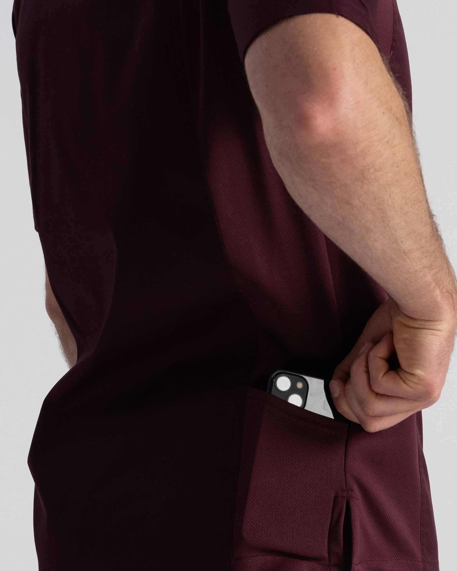 メンズ スプリングフィールド メルロー ジッパー 軽量半袖 コックコート