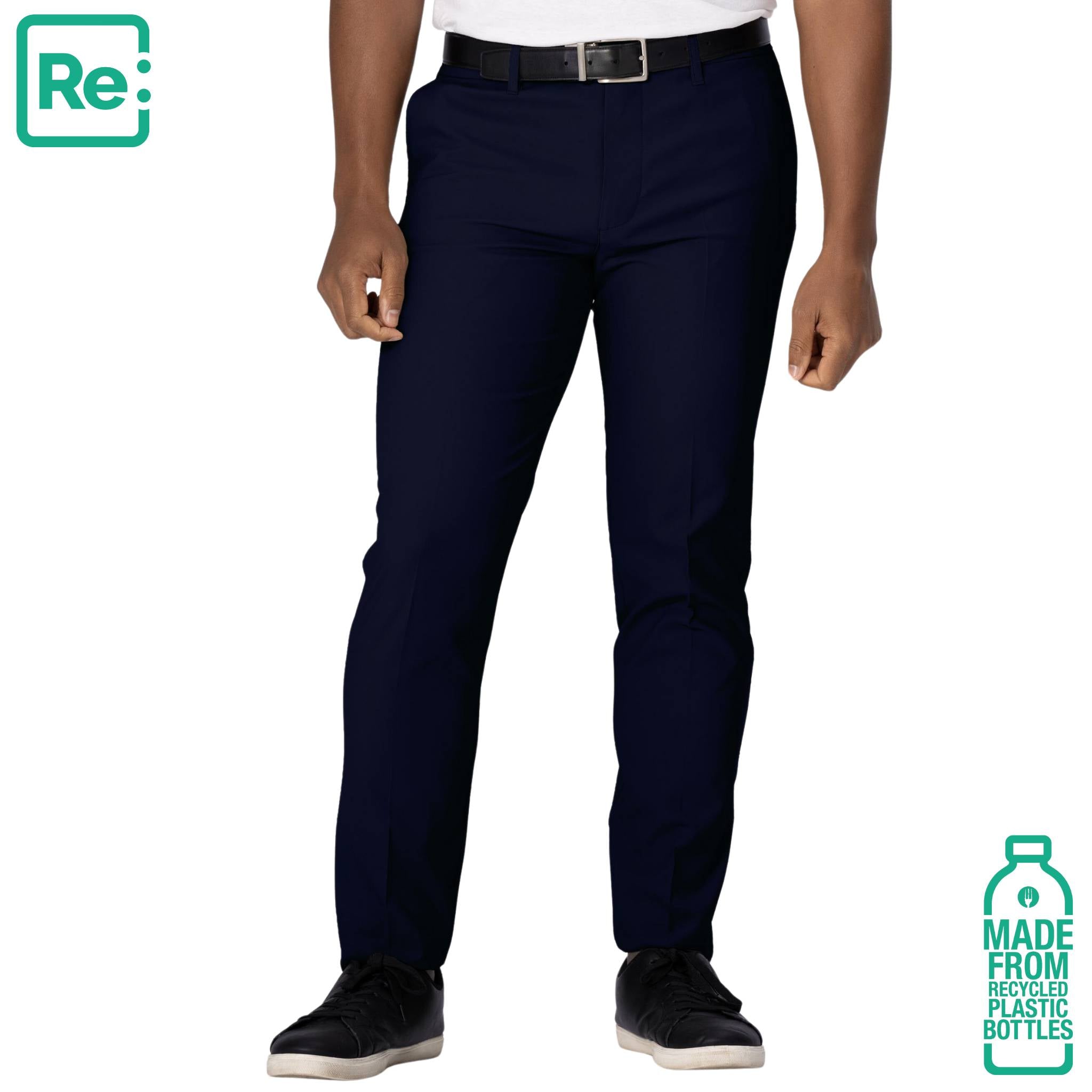 チノパンツ・ネイビー・軽量ストレッチ｜飲食制服｜Chef Works® — Chef