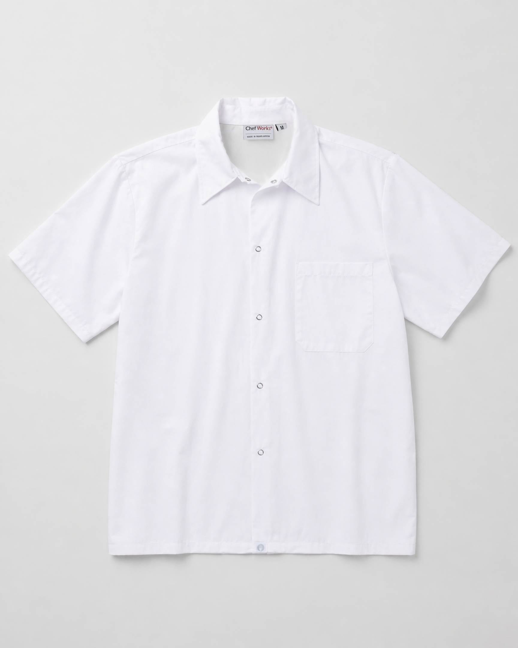 lija　ホワイト 半袖シャツ US XSサイズ キッチン・厨房に最適！ユーティリティ・シャツ｜Chef Works® — Chef
