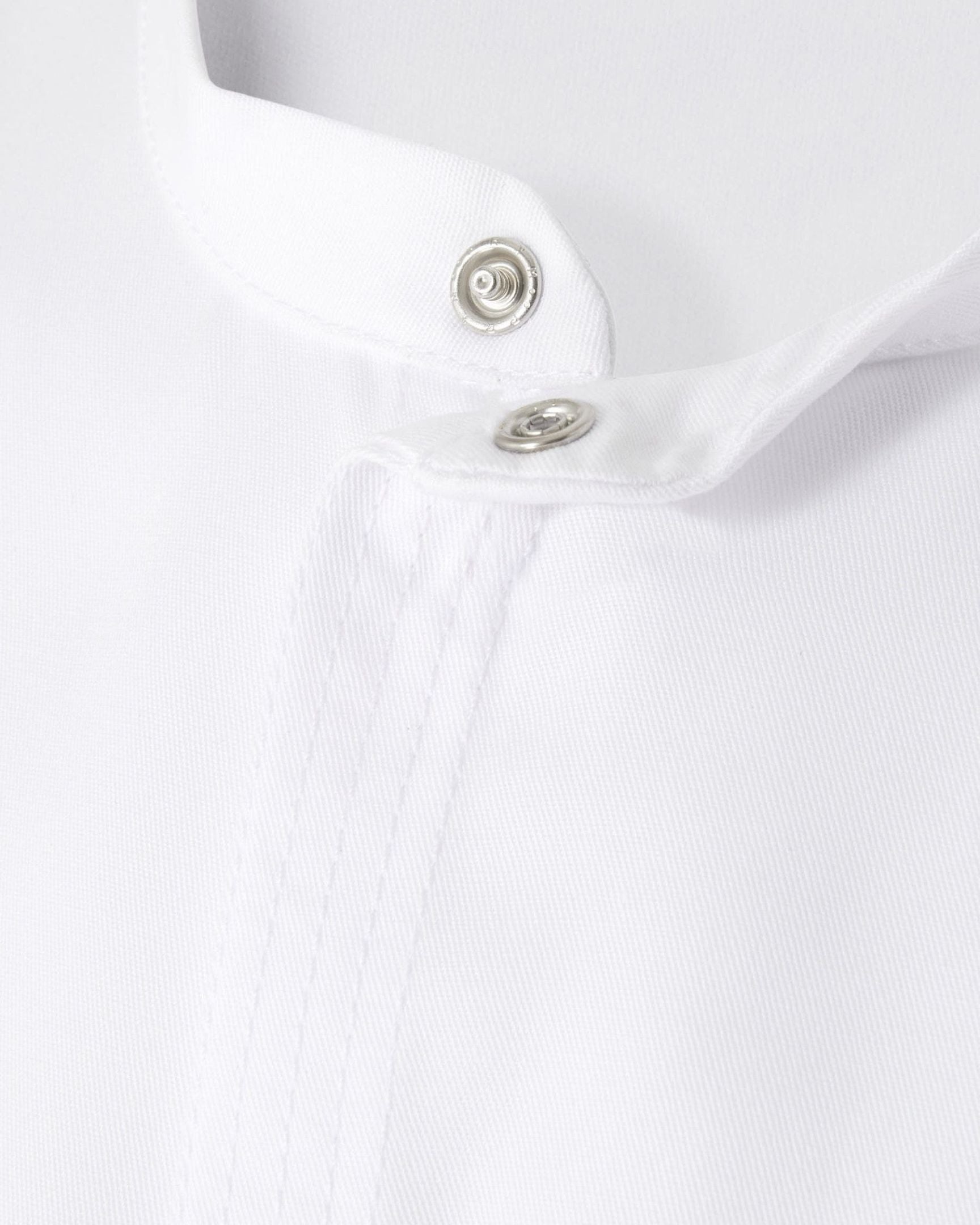 【BRAGARD】メンズ 「ITHURRIA（イトゥーリア）」 ホワイト バンドカラー 長袖 スナップボタン コックコート｜Chef Works Japan