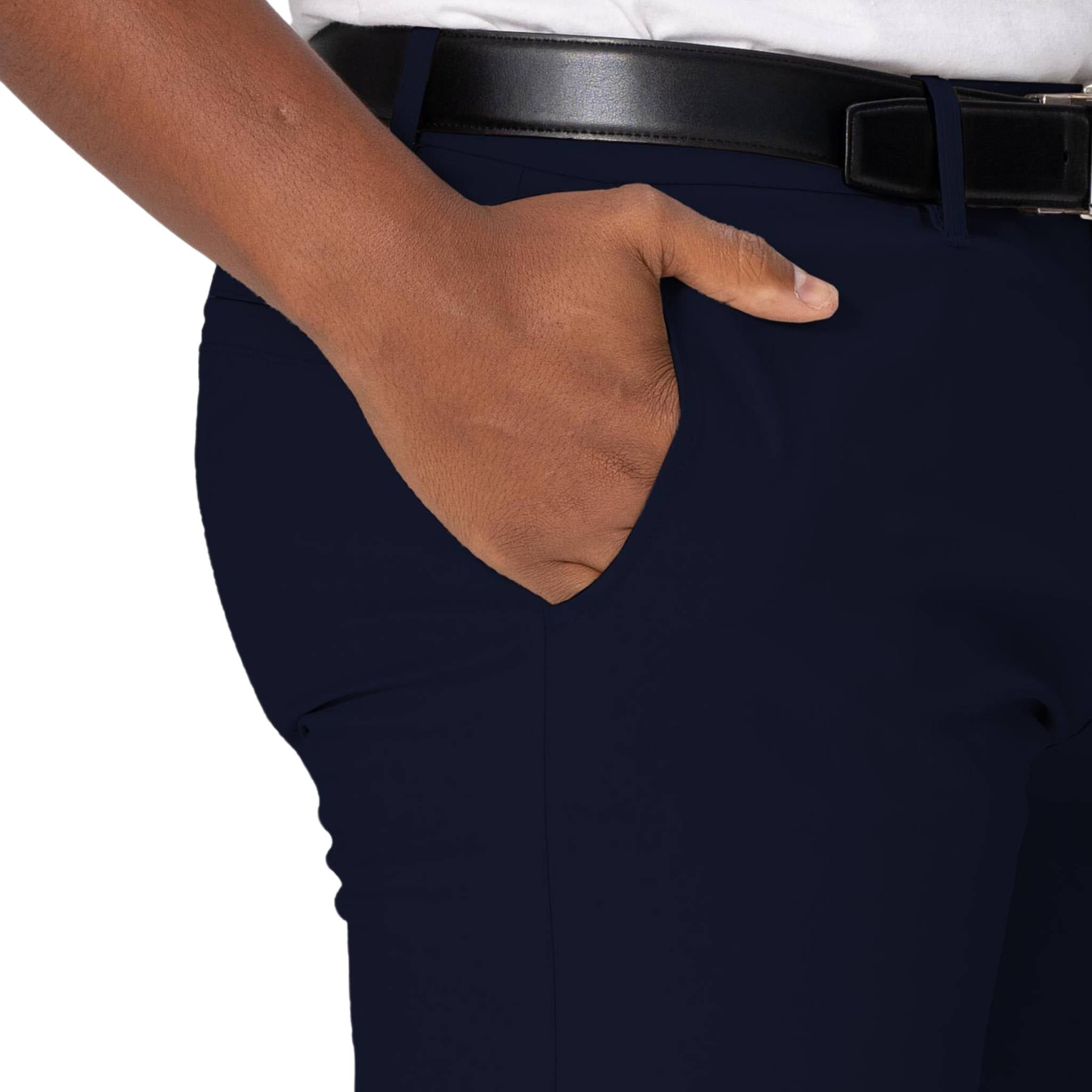 ttt_msw チノスラックス　チノパン　ネイビー チノパンツ・ネイビー・軽量ストレッチ｜飲食制服｜Chef Works® — Chef