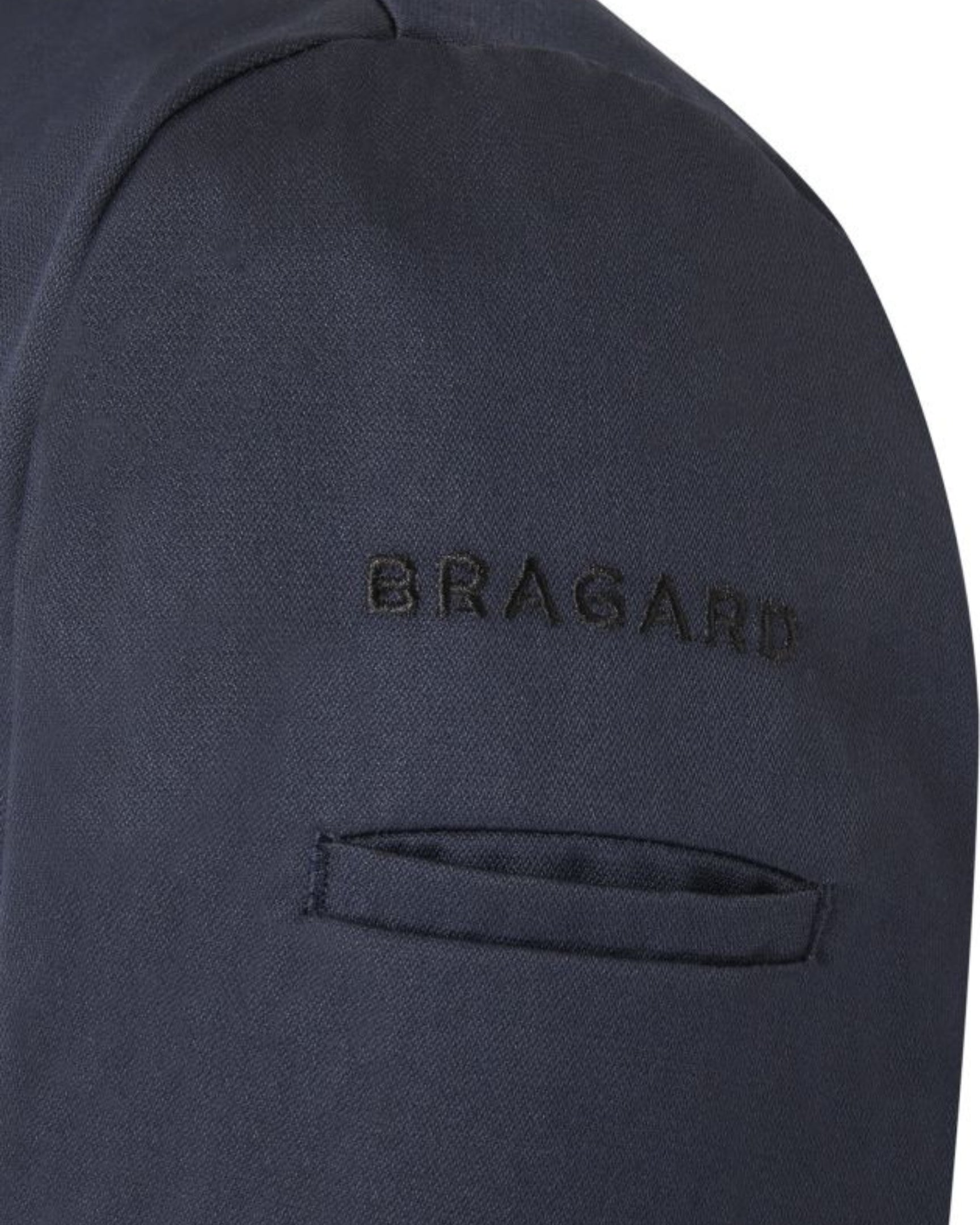 【BRAGARD】メンズ 「GREG（グレッグ）」 ネイビー 立ち襟 長袖 スナップボタン コックコート