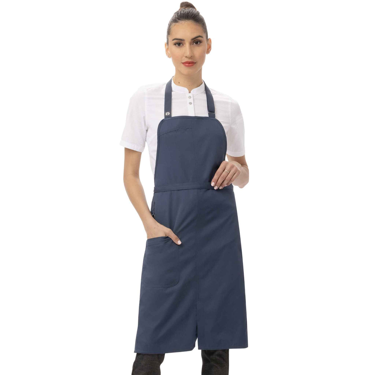 ブルーカラー・胸当てエプロン「ブリオ」｜飲食店制服｜Chef Works