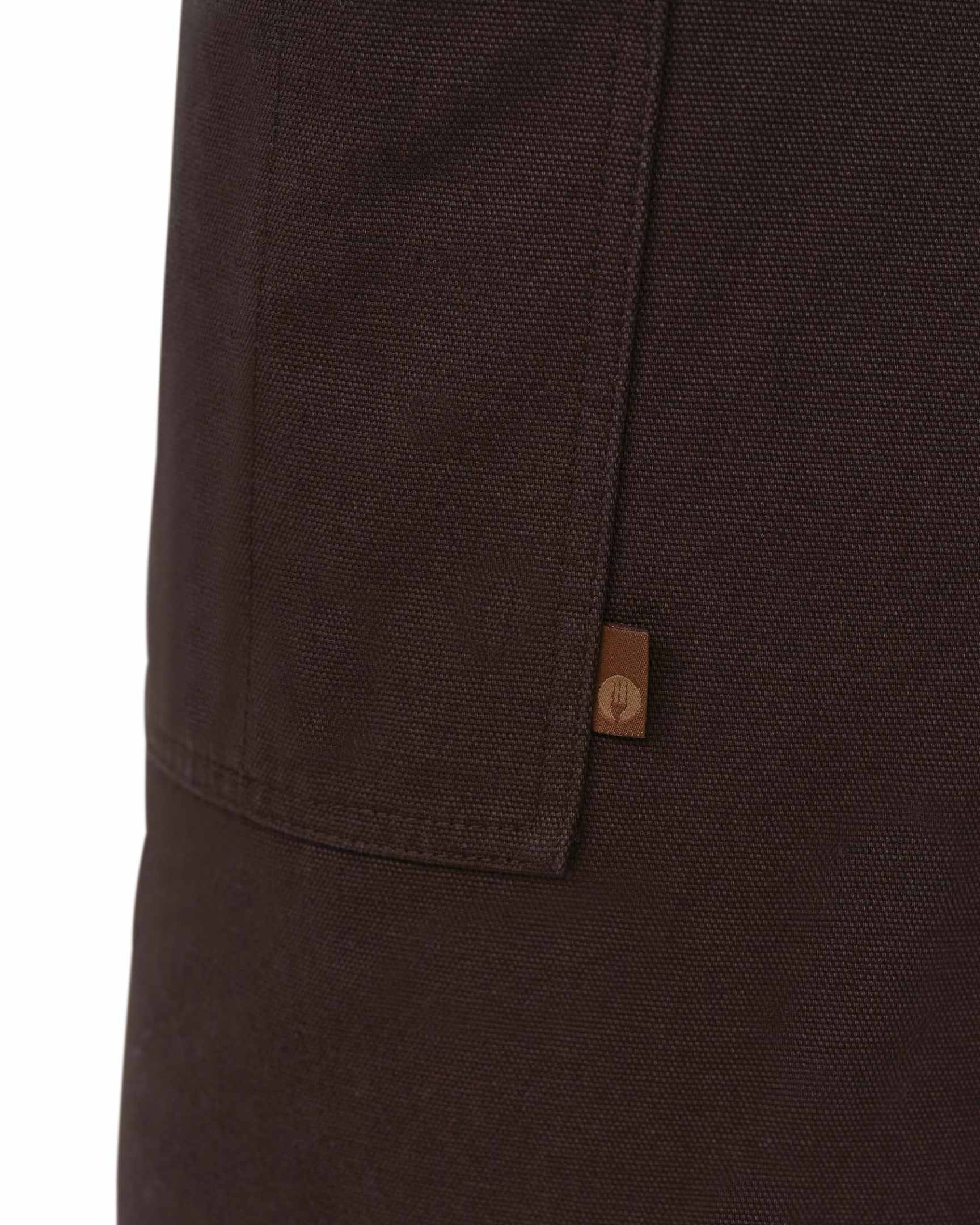 タクティカル 綿100% 厚地キャンバス メスキート（ブラウン） 胸当て エプロン