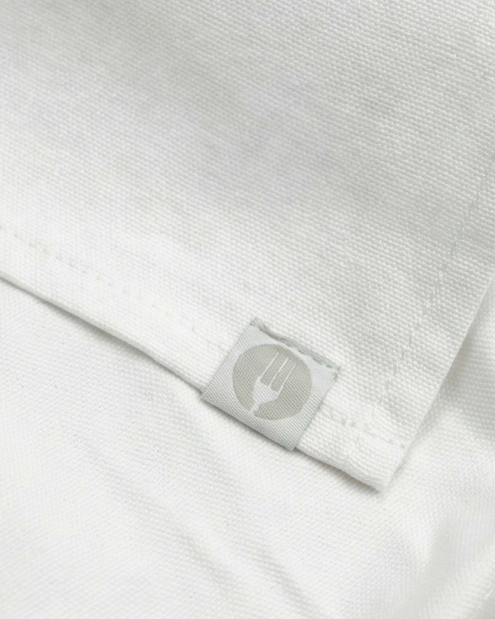 Chef Works (シェフワークス) バイロン ホワイト 綿100% キャンバス クロスバック 胸当て エプロン