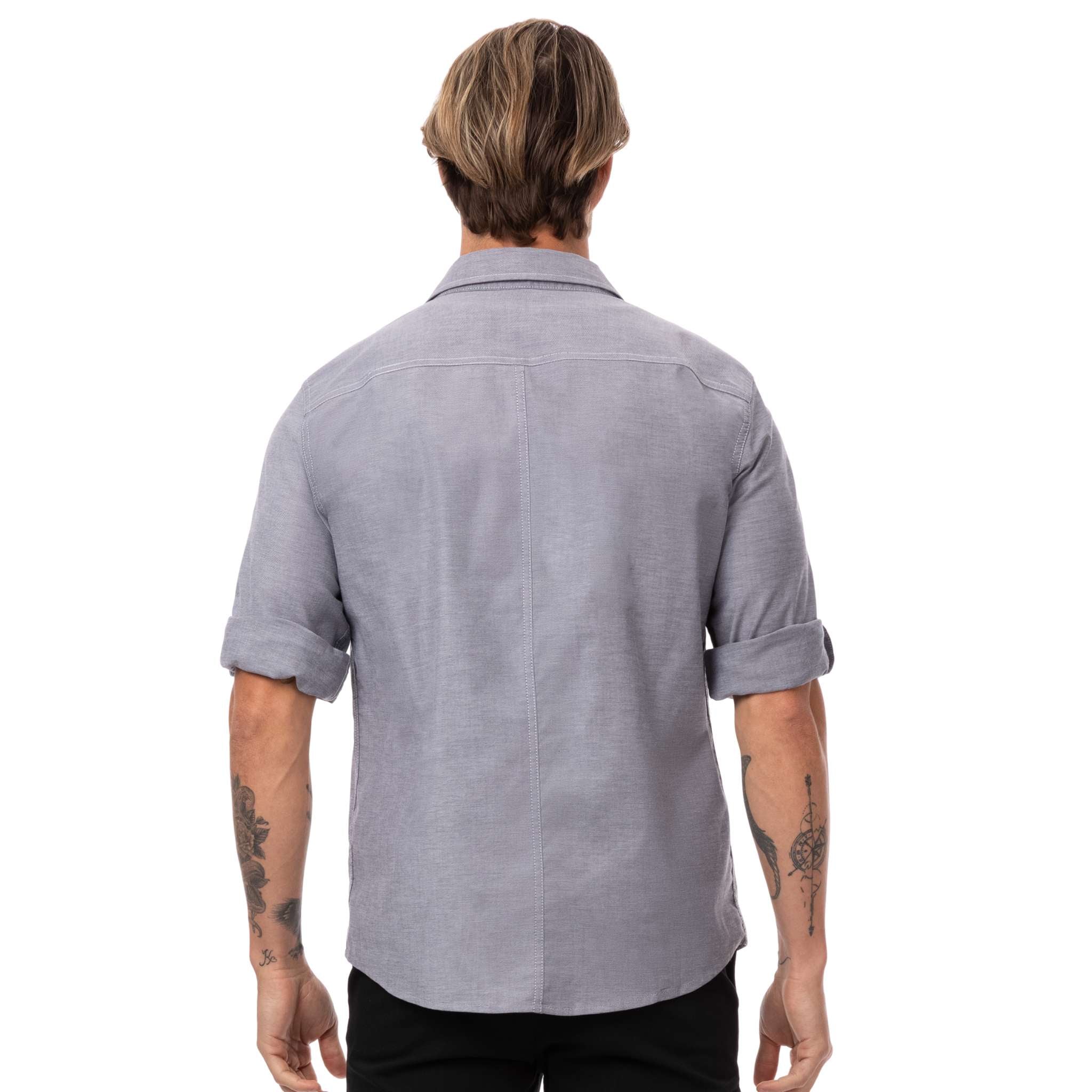 BRIEFING チャコール　フーディシャツ BRIEFING チャコール フーディシャツ BRIEFING チャコール