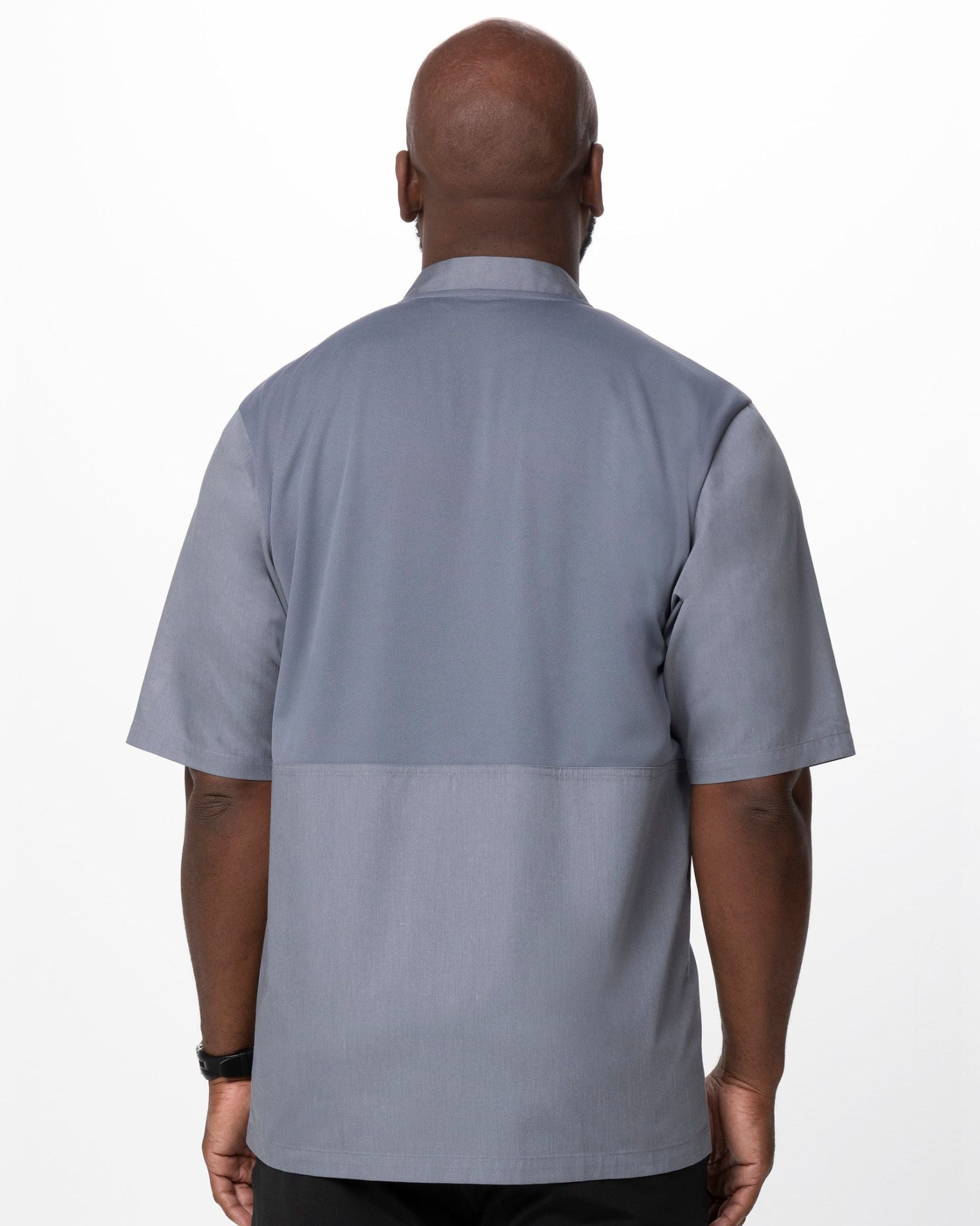 モントリオール グレー 軽量 半袖 コックコート｜Chef Works Japan