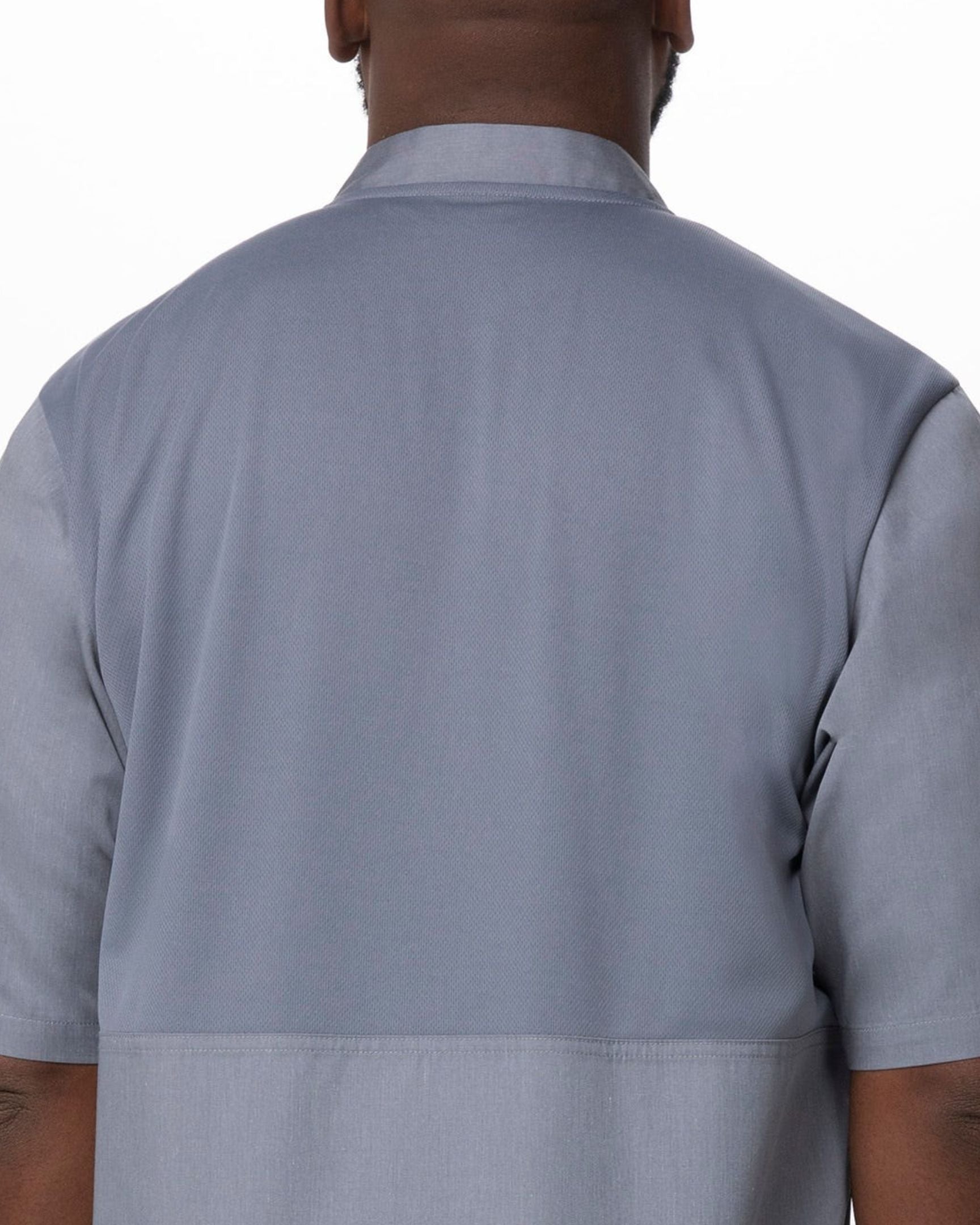 モントリオール グレー 軽量 半袖 コックコート｜Chef Works Japan