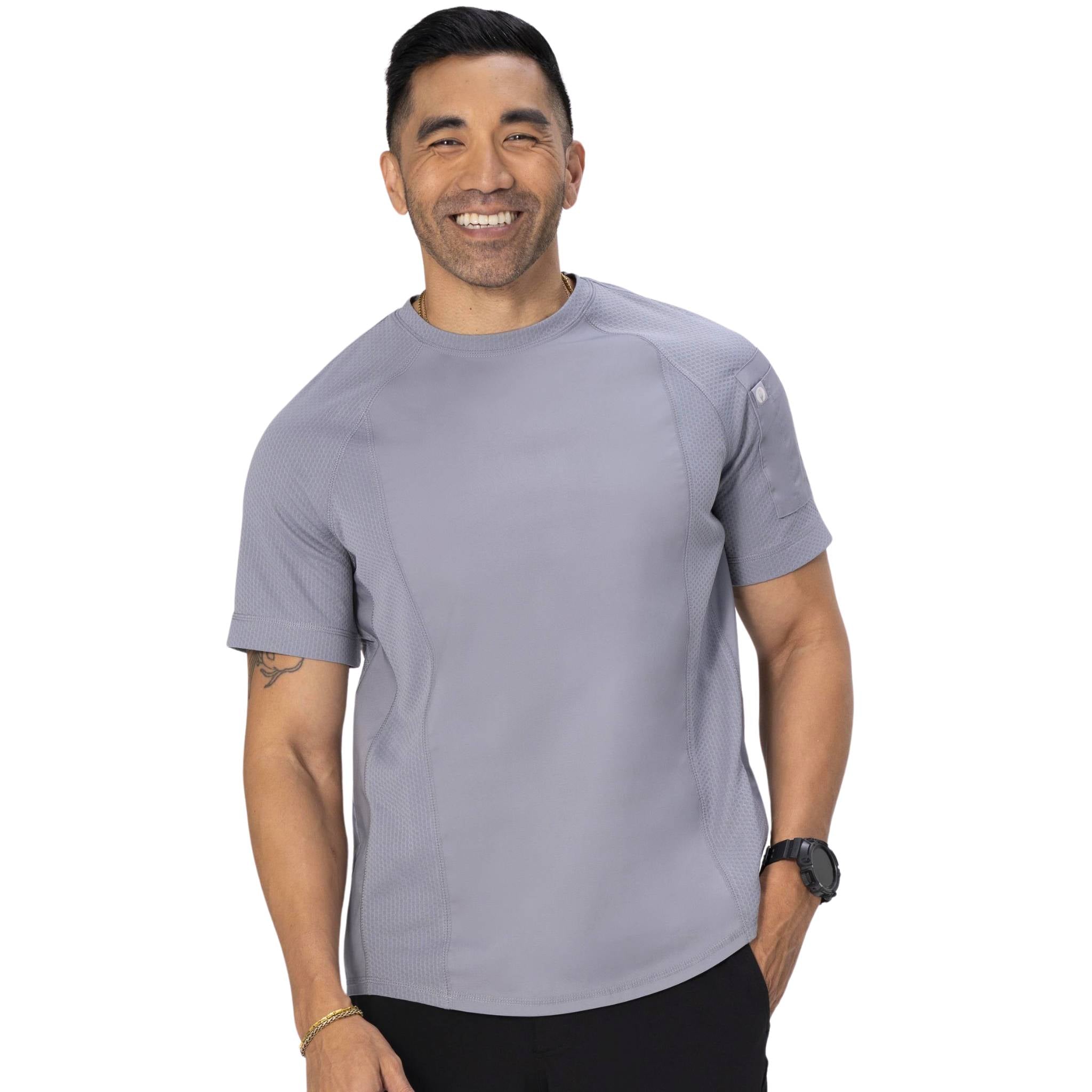 エリーズ」グレー・メッシュTシャツ｜制服｜Chef Works® — Chef Works