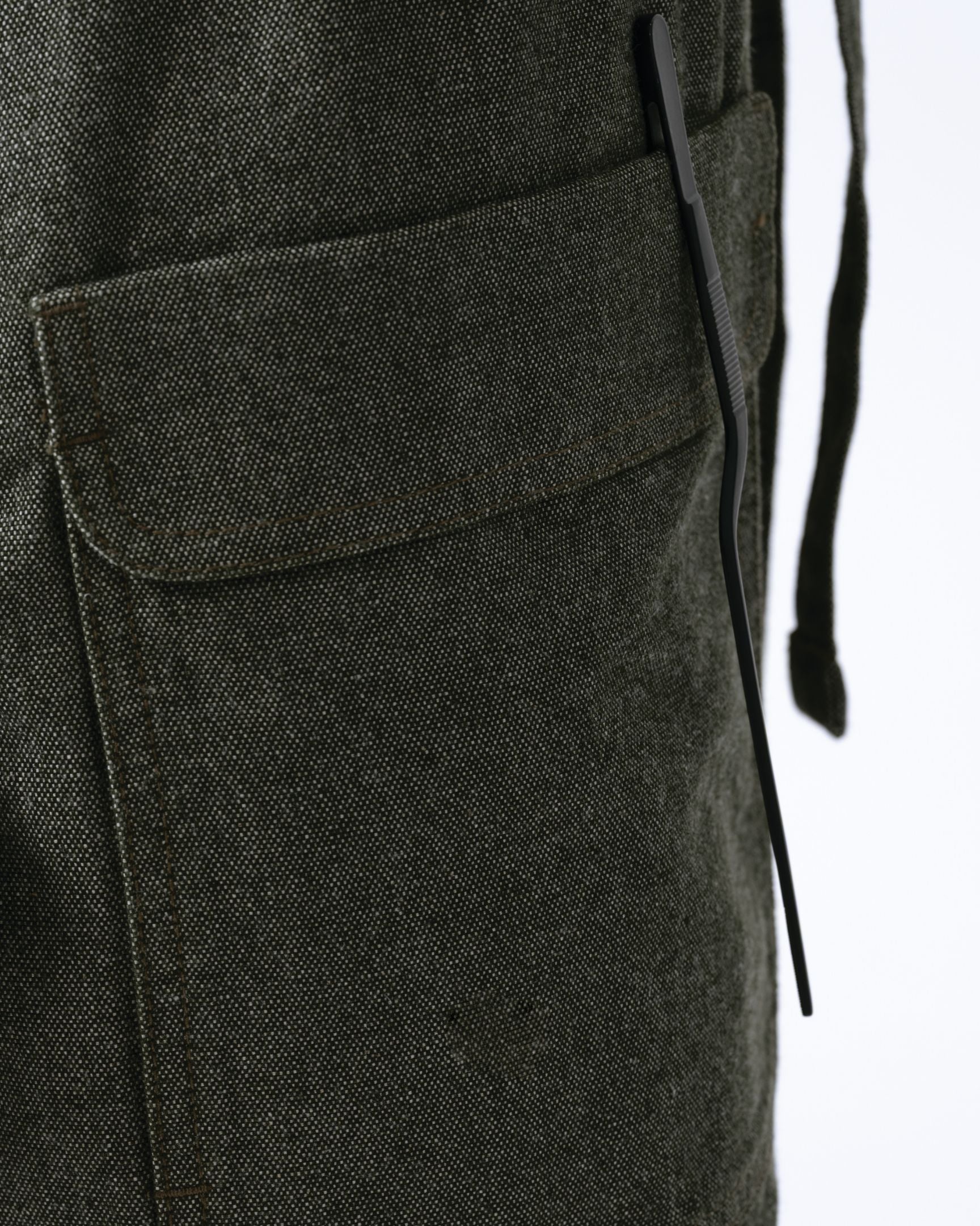 ユーティリティ 綿100% オックスフォード オリーブ ナチュラル 《レギュラー》 胸当て エプロン｜Chef Works Japan