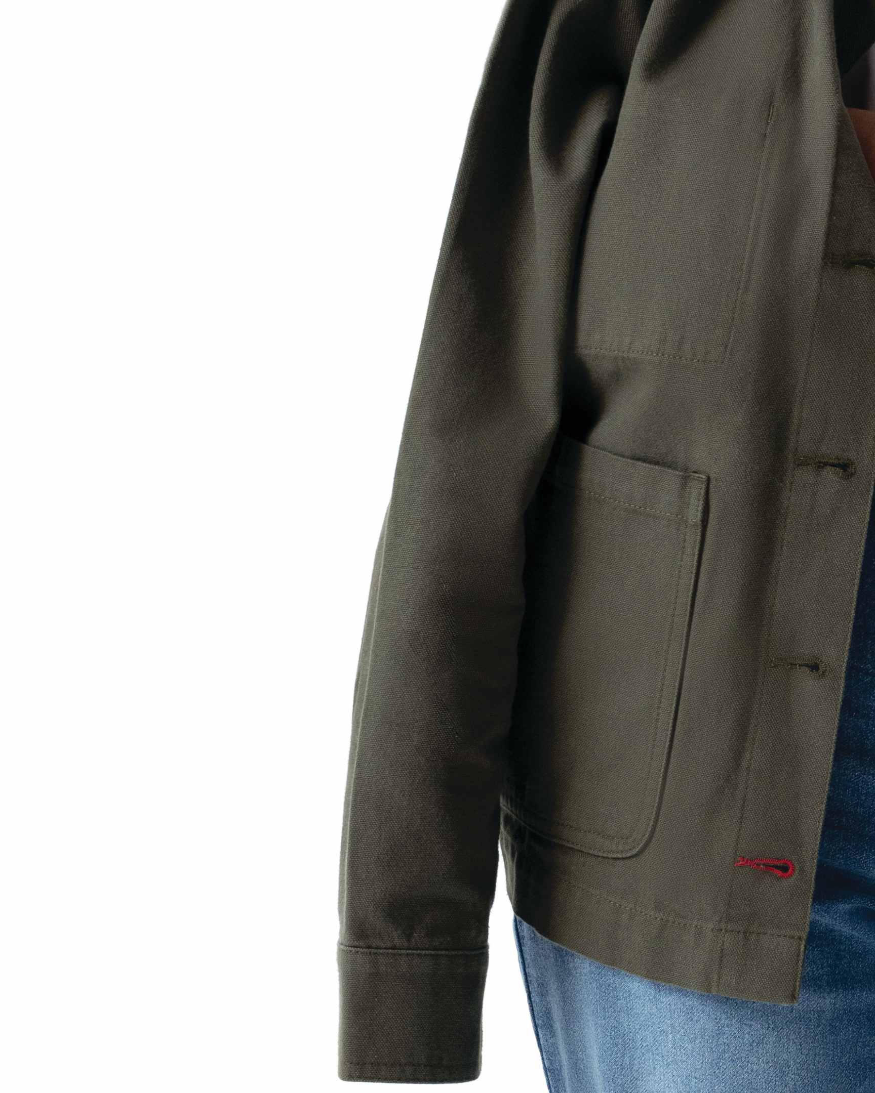 レディース チョアコート オリーブグリーン 綿100％ キャンバス モールスキン調｜Chef Works Japan