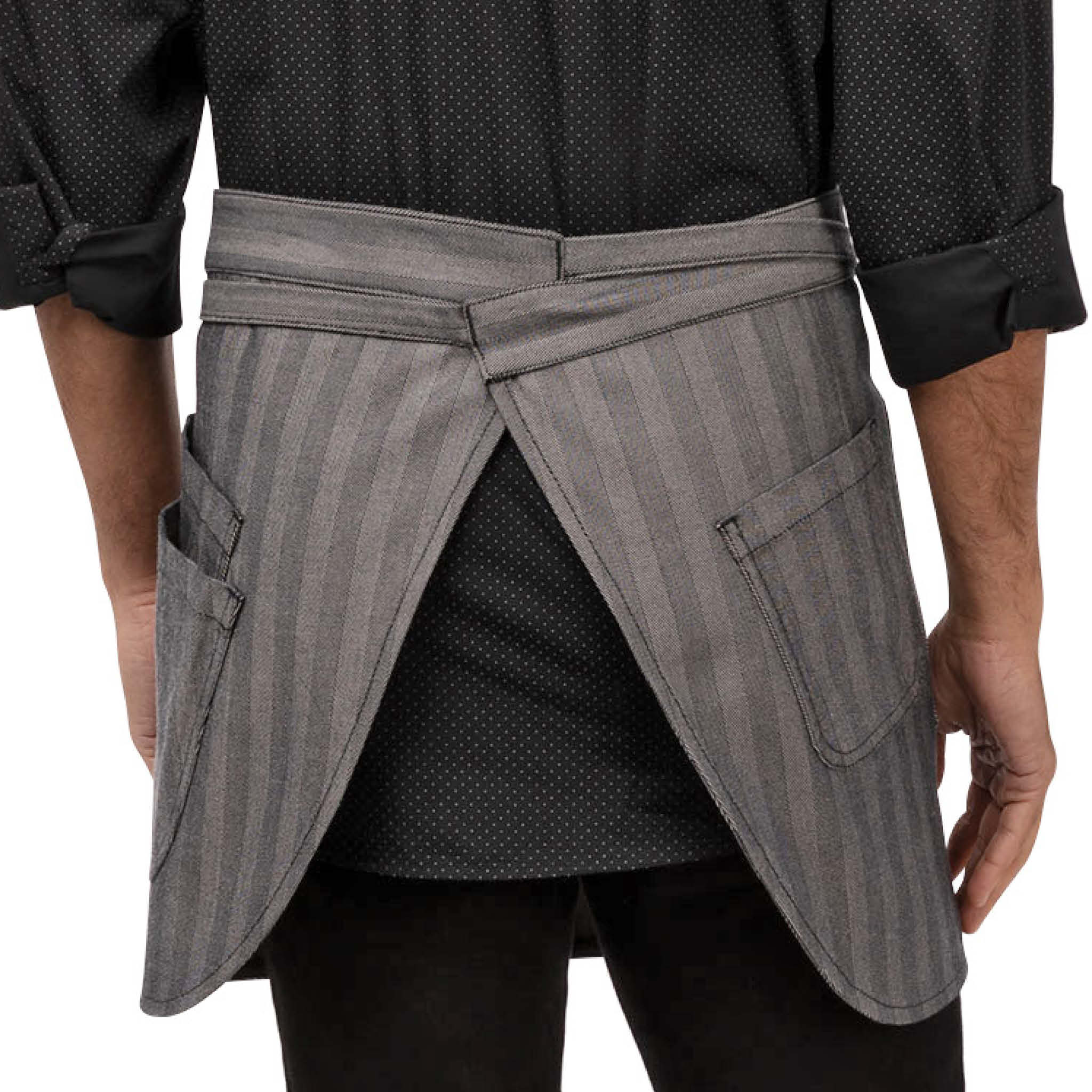 シアトル ブラック ミドル サロン エプロン