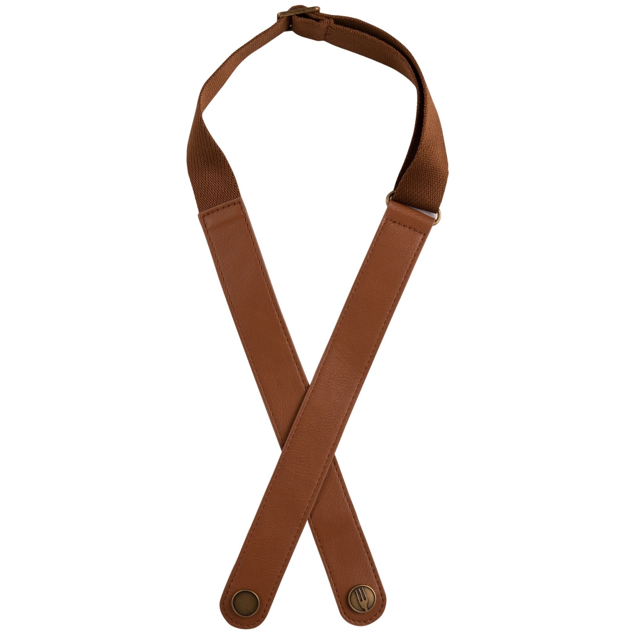 キャメル スリーウェイ レザールック エプロン ストラップ