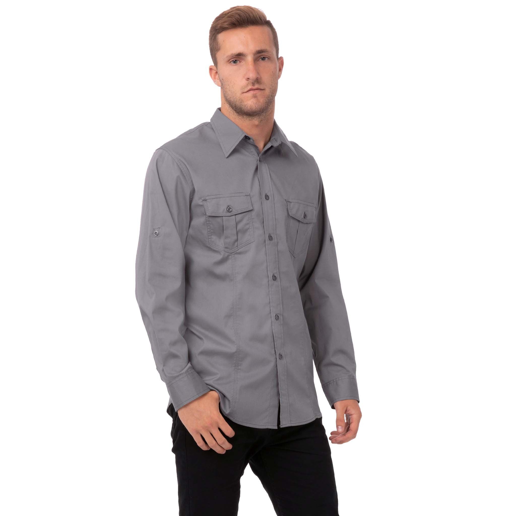 シェフワークス メンズ 2ポケット シャツ — Chef Works Japan