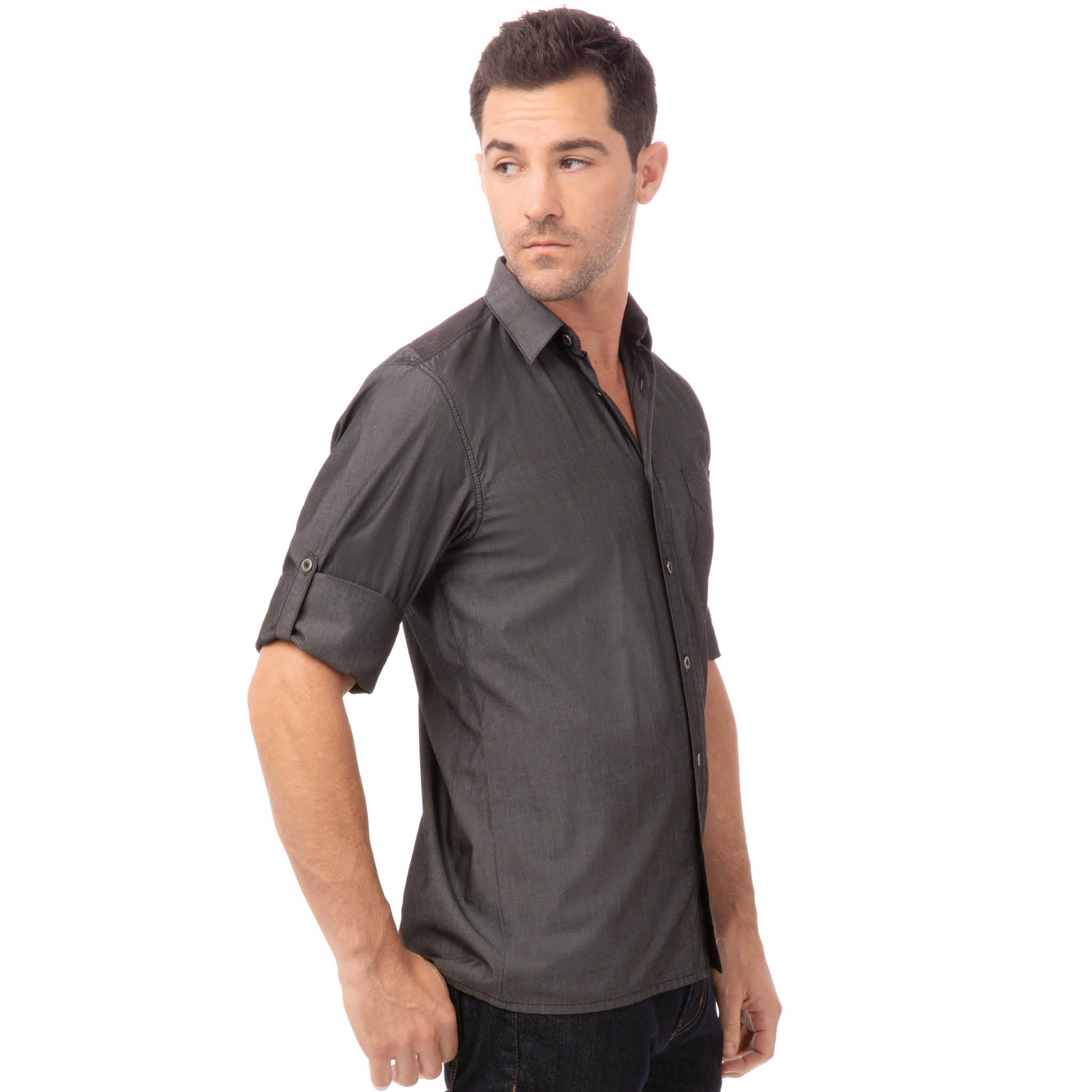 お洒落デニムシャツ「デトロイト」｜飲食店制服｜Chef Works® — Chef