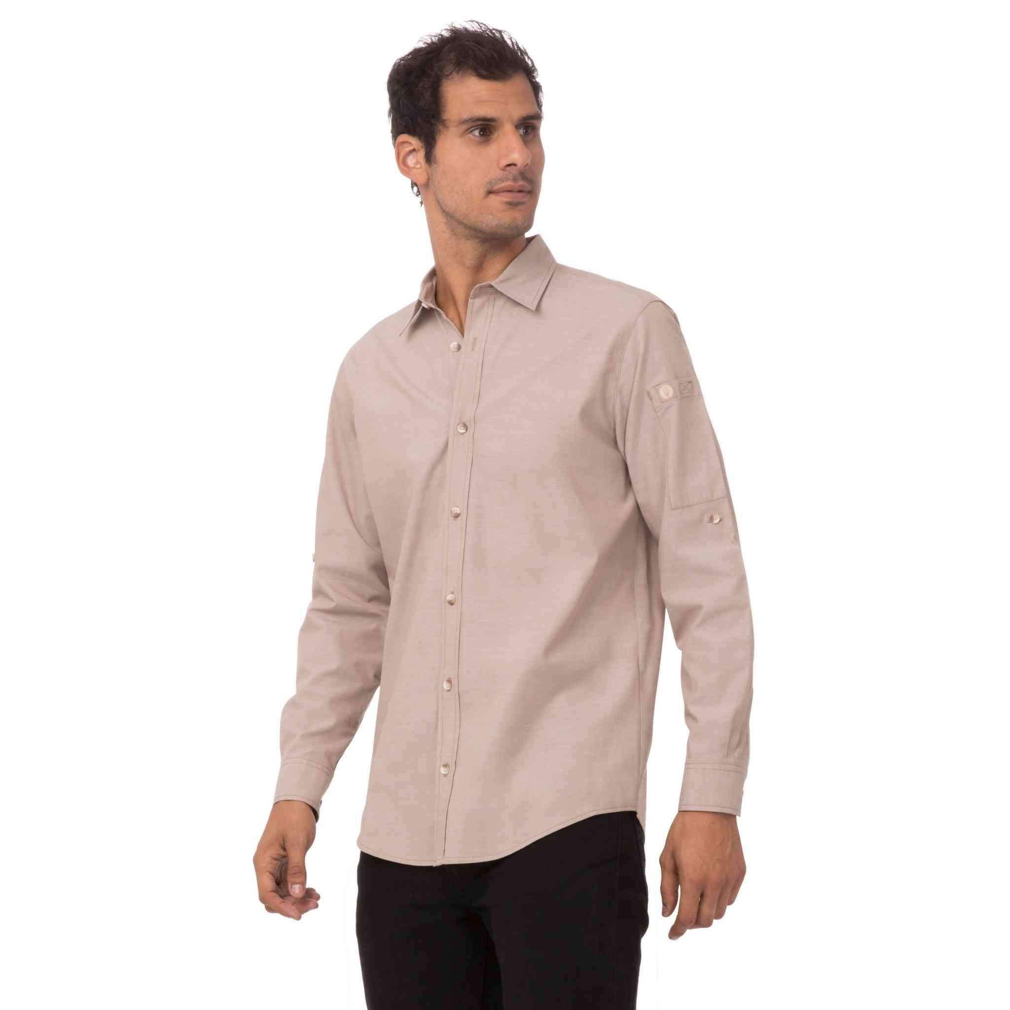 シェフワークス メンズ シャンブレイ シャツ — Chef Works Japan