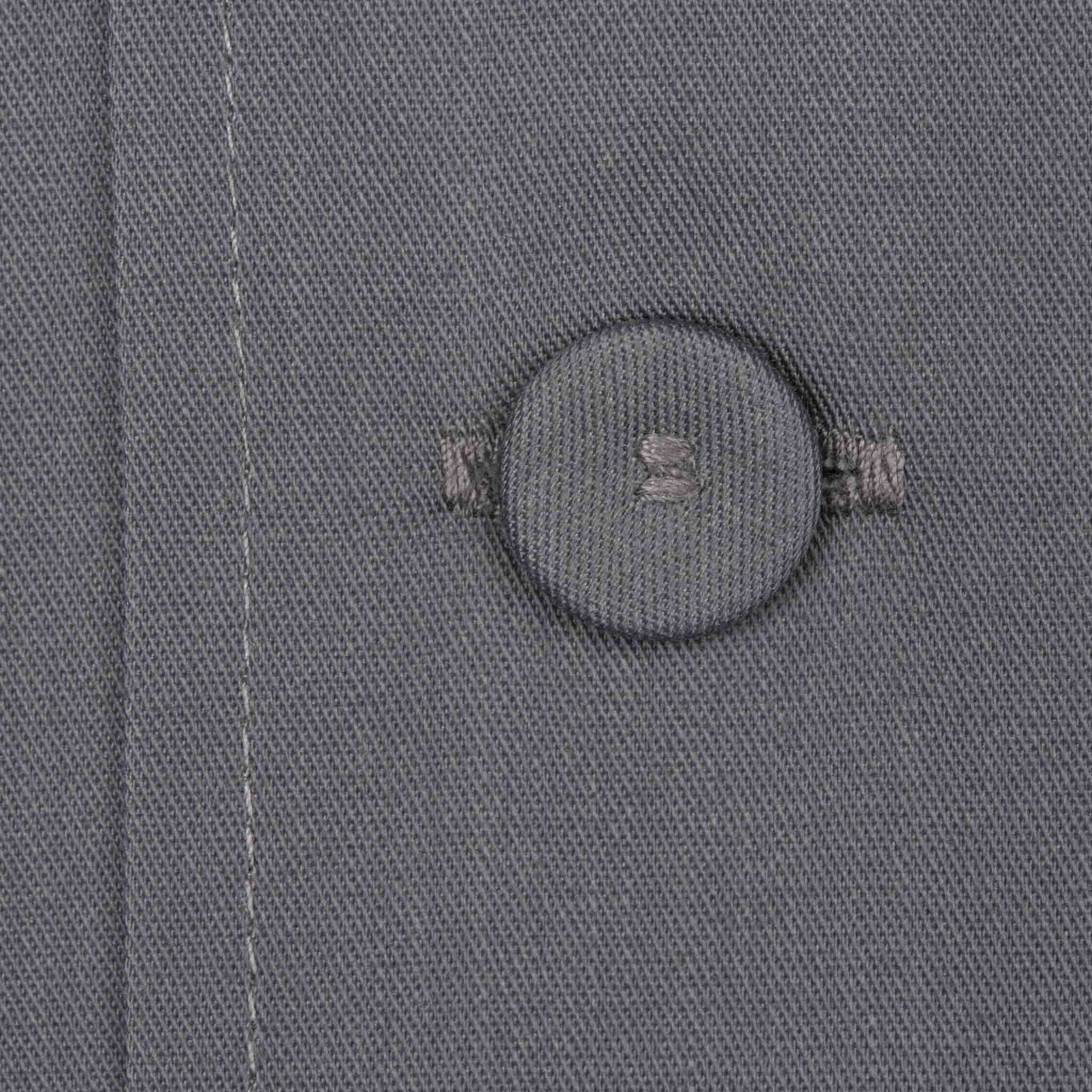 バリス グレー/ブラック 軽量半袖 コックコート