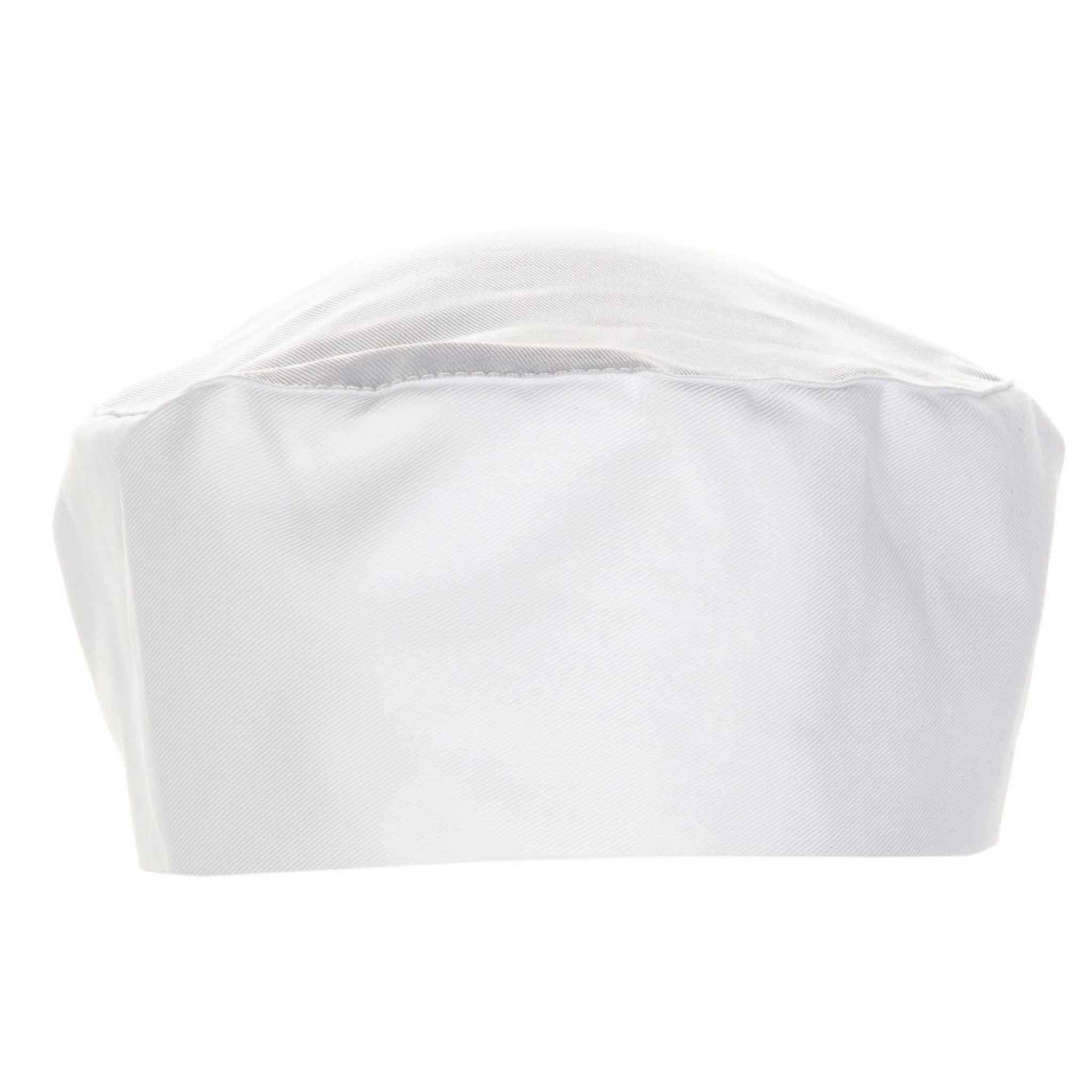 ビーニー ホワイト (後部ゴムタイプ）XLサイズ（キッチン帽／和帽子タイプ）